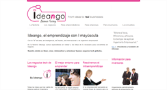 Desktop Screenshot of ideango.com
